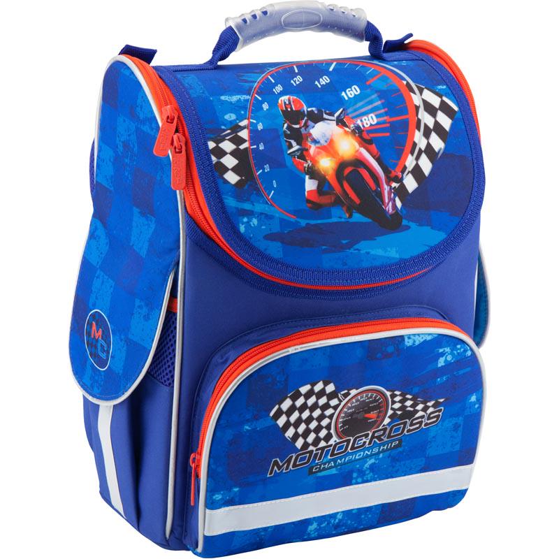 Рюкзак школьный KITE Motocross 34x26x13 см 11 л Синий (k18-501s-4)