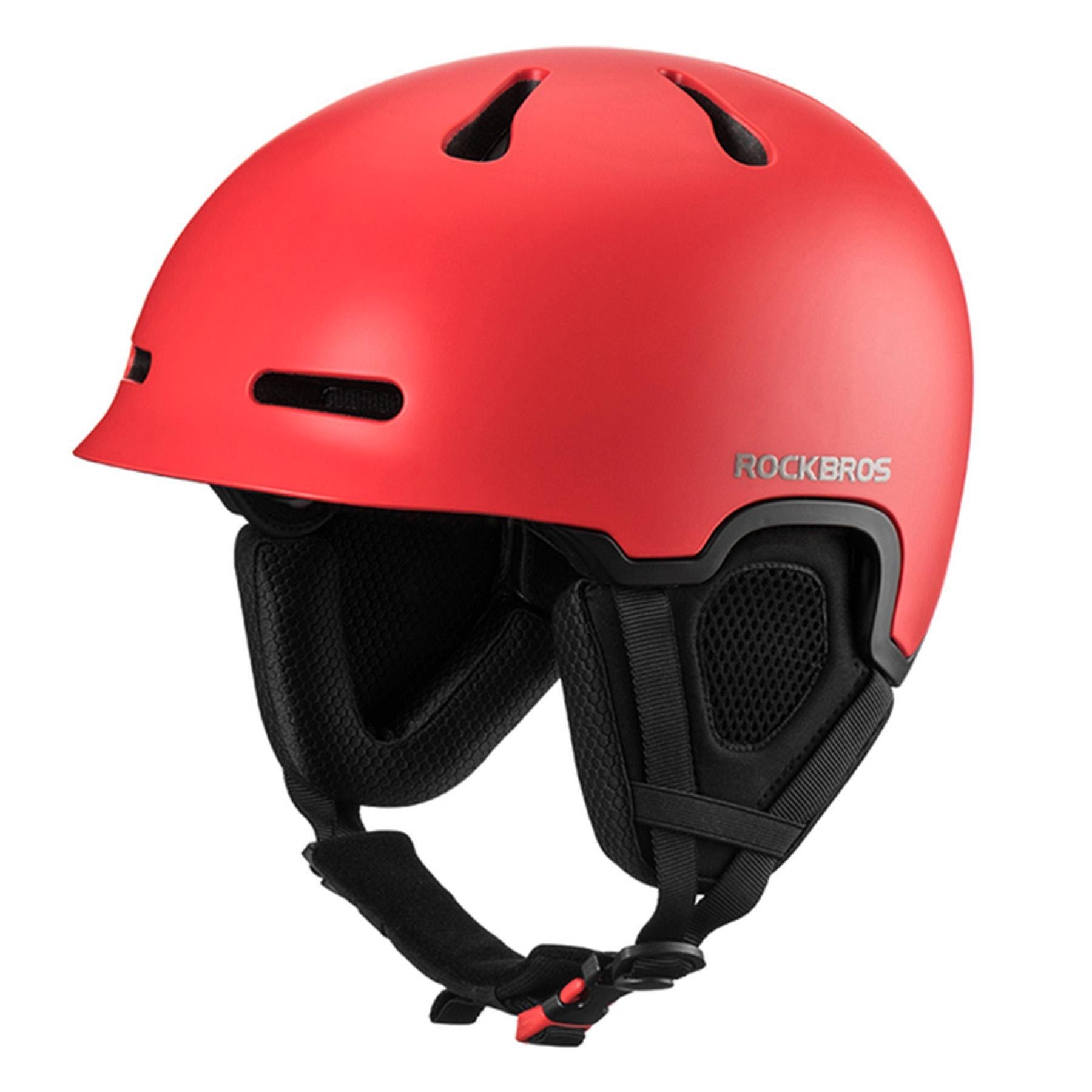 Горнолыжный шлем ROCKBROS HK03 M 56-58 см In-Mold Красный (RB-HK03-5062)