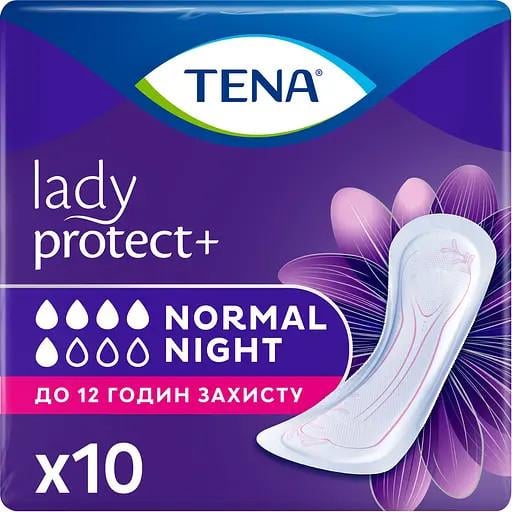 Урологические прокладки ночные Tena Lady Protect Normal Night 5 капель 10 шт. (000006332)