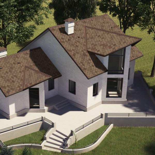 Битумная черепица Aquaizol Мозаика 3,0 м2 Сахара (29634801) - фото 3