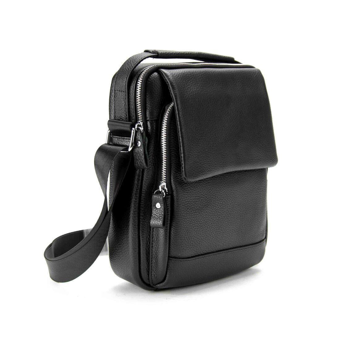 Чоловіча сумка через плече із ручкою Royal Bag A25F-FL-9747A Чорний (7107)