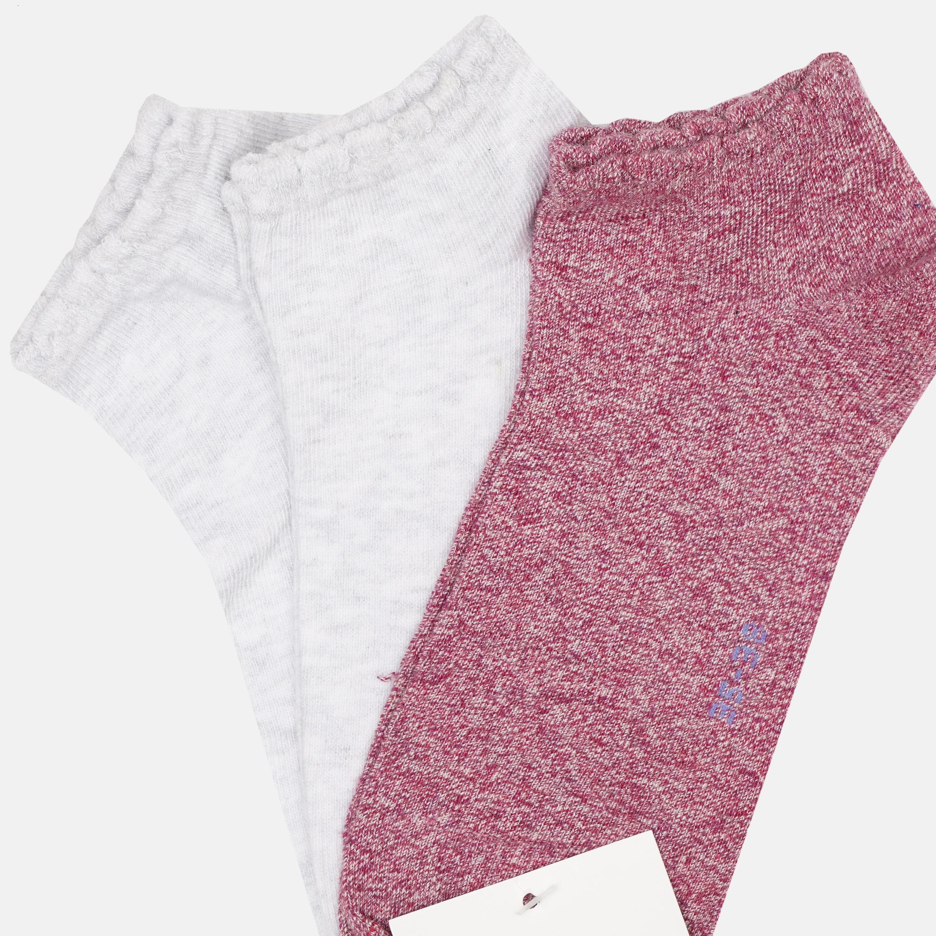 Носки C&A 4 пары р. 35-38 Бордовый/Серый (7902179840601)