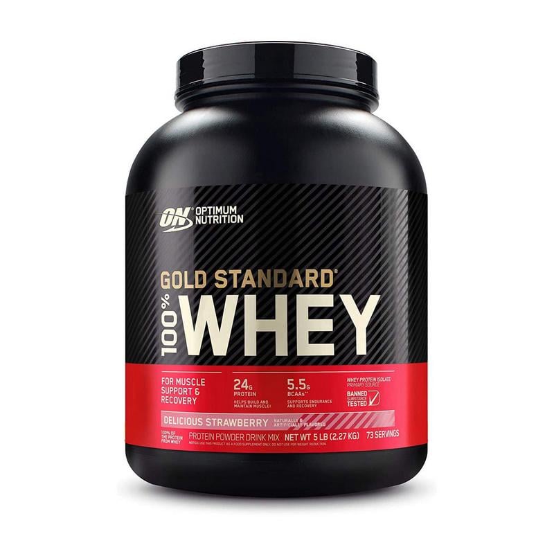 Протеин сывороточный Optimum Nutrition 100% Whey Gold Standard 2,3 кг Французская ваниль