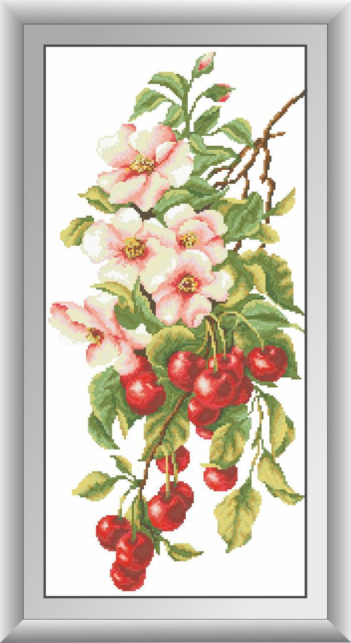 Алмазная мозаика Dream Art Шиповник с черешней 33x69 см (DA.30526)