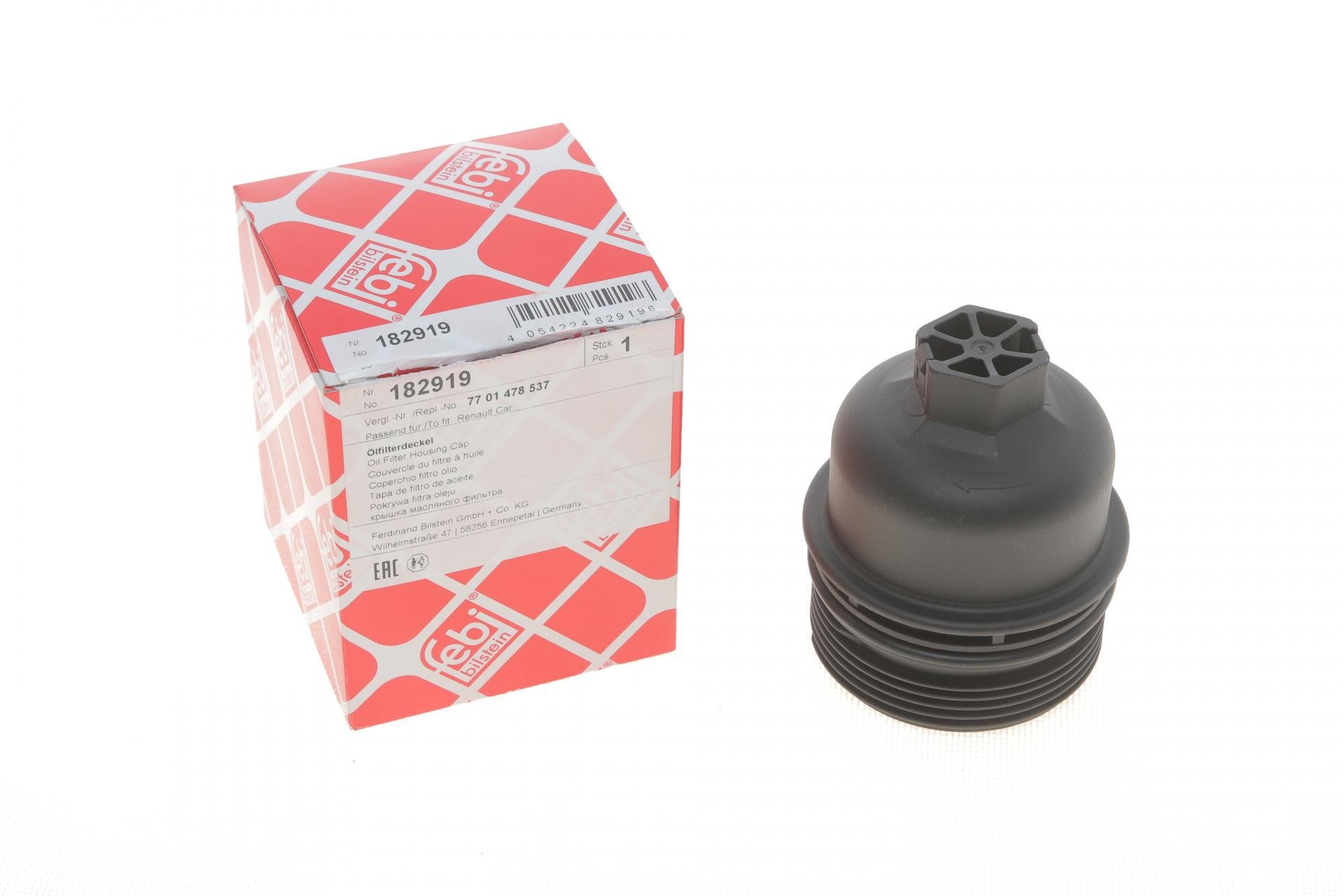 Крышка фильтра масляного FEBI BILSTEIN для Renault Trafic 2,0dCi M9R/Master 2,3CDTi M9T- (182919)