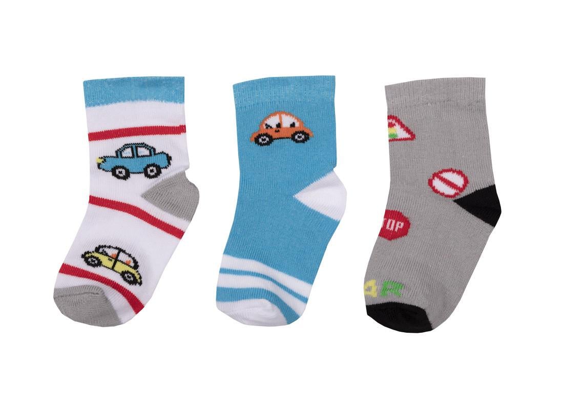 Шкарпетки дитячі бавовняні демісезонні для хлопчика Gabbi NSD-584 р. 8-10 6 пар (90584)