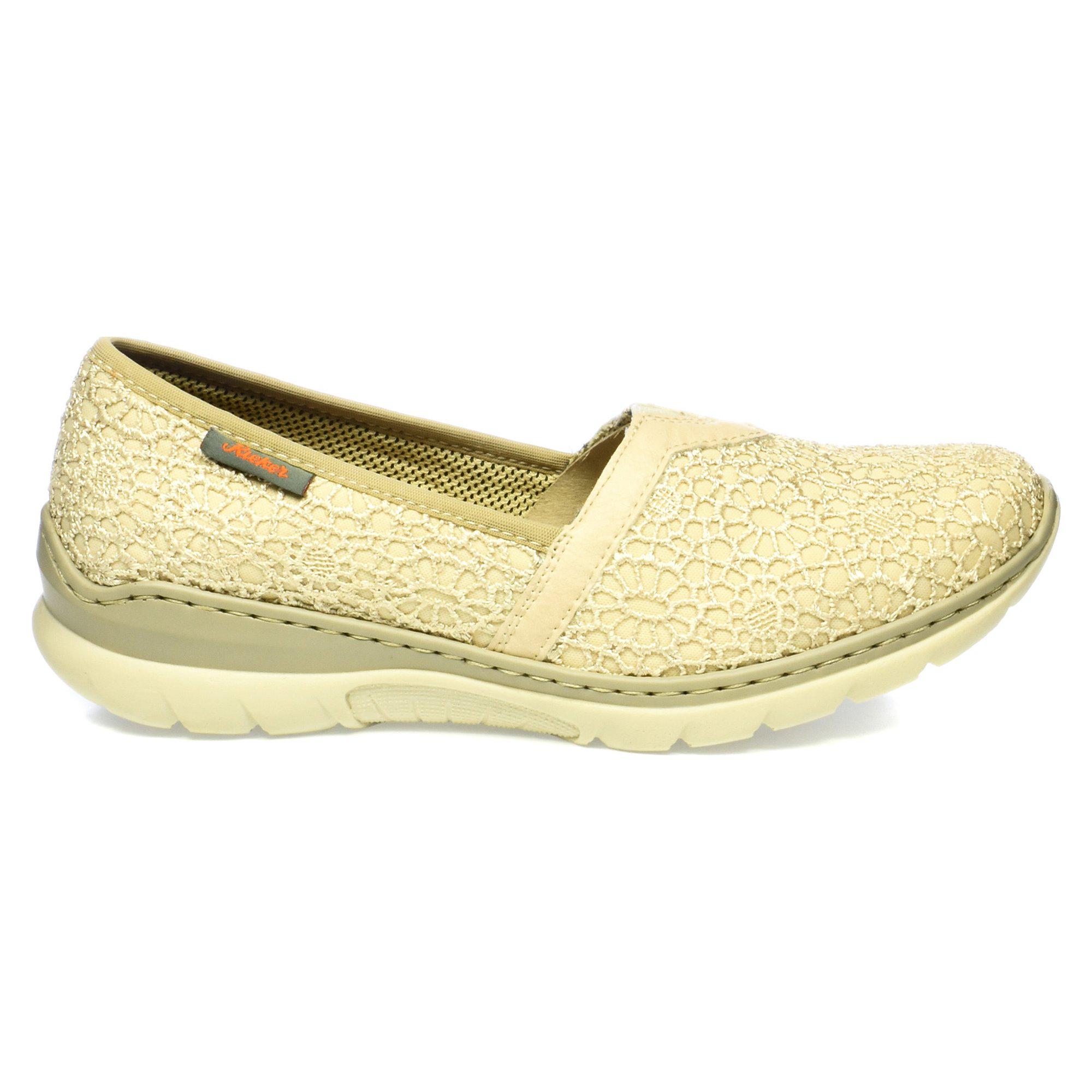 Мокасины женские Rieker р. 36 Бежевый (04633-36) - фото 7