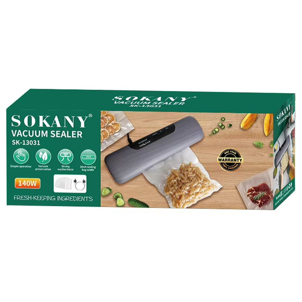 Вакуумний пакувальник Sokany SK-13031 з насадкою для пляшок (401015) - фото 3