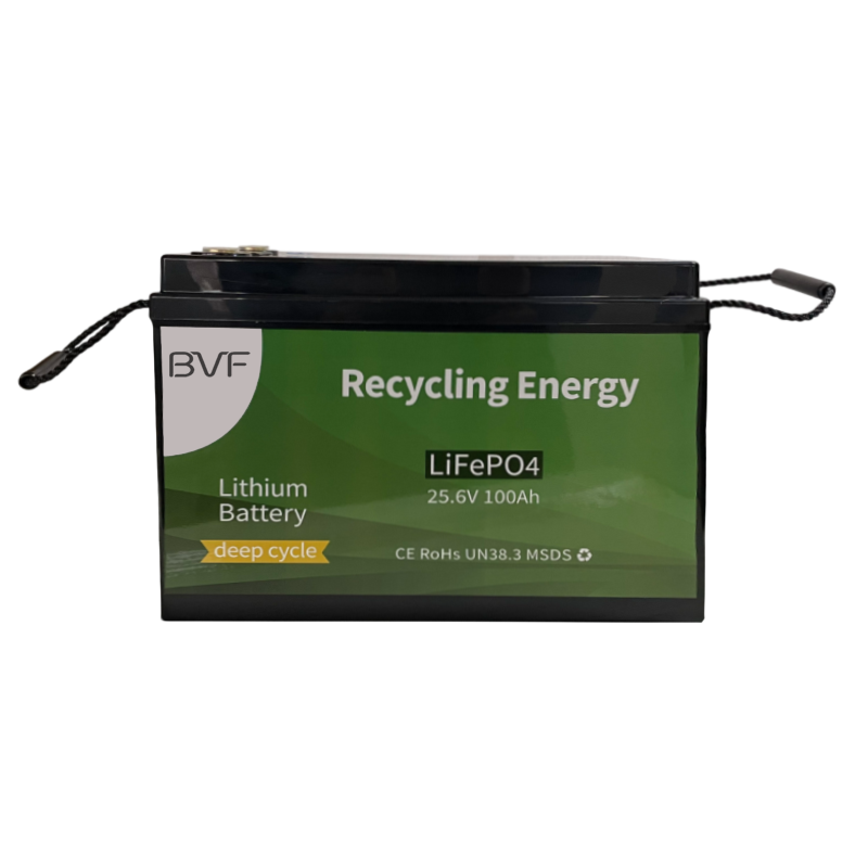 Аккумулятор LiFePo4 BVF 25,6V 100Ah BMS с LED экраном (23116804)