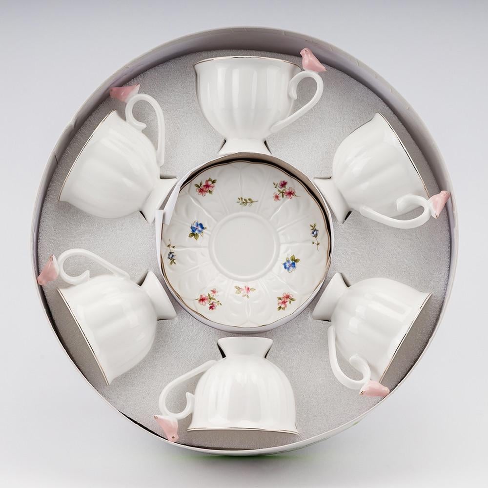 Набор чашек Elisey 9292-004 Птичий шепот 230 мл 6 шт. (29739280)