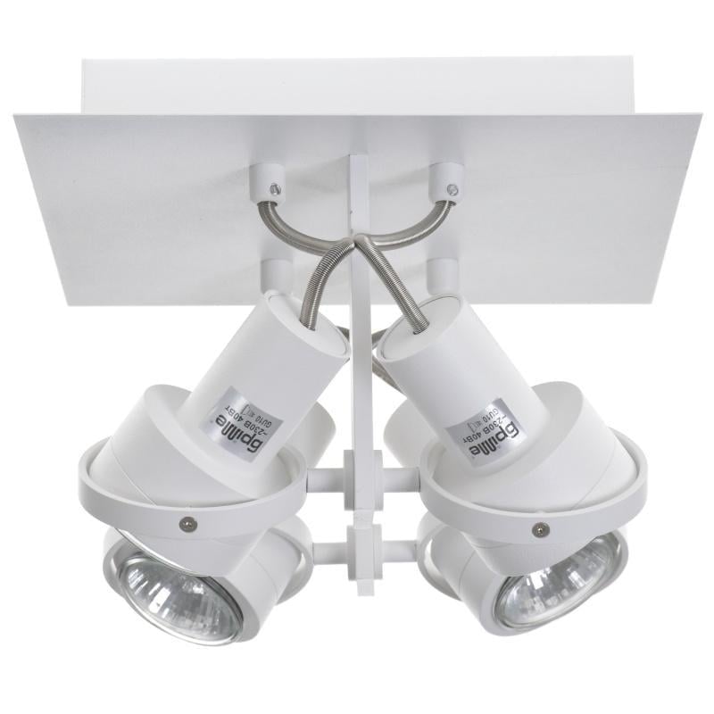 Подсветка накладная поворотная для офиса Brille MS-07/4 GU10 SWH