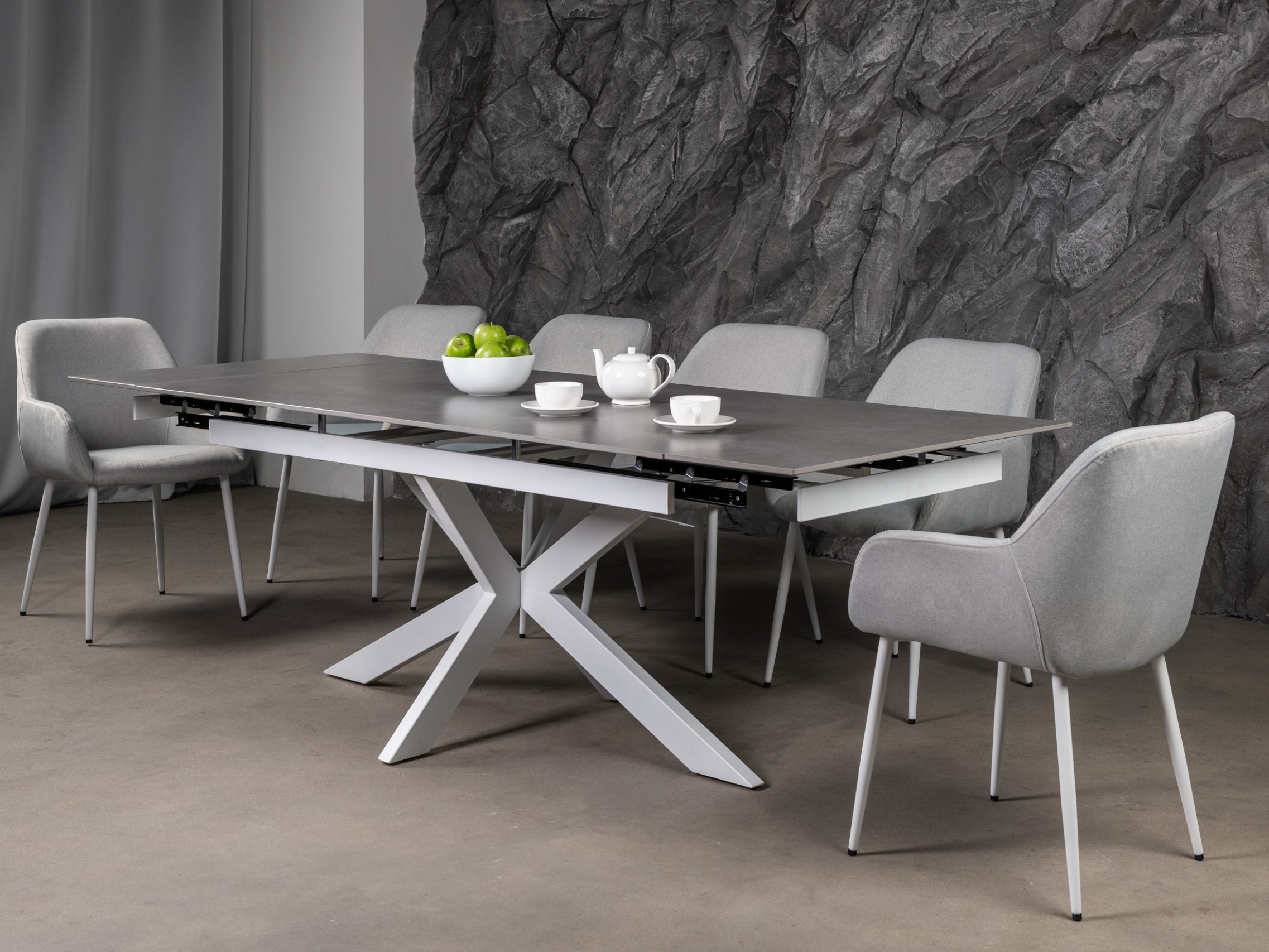 Стул обеденный Vetro Устричный/Белый (M-220) - фото 11 Стул обеденный Vetro Устричный/Белый (M-220) - фото 11