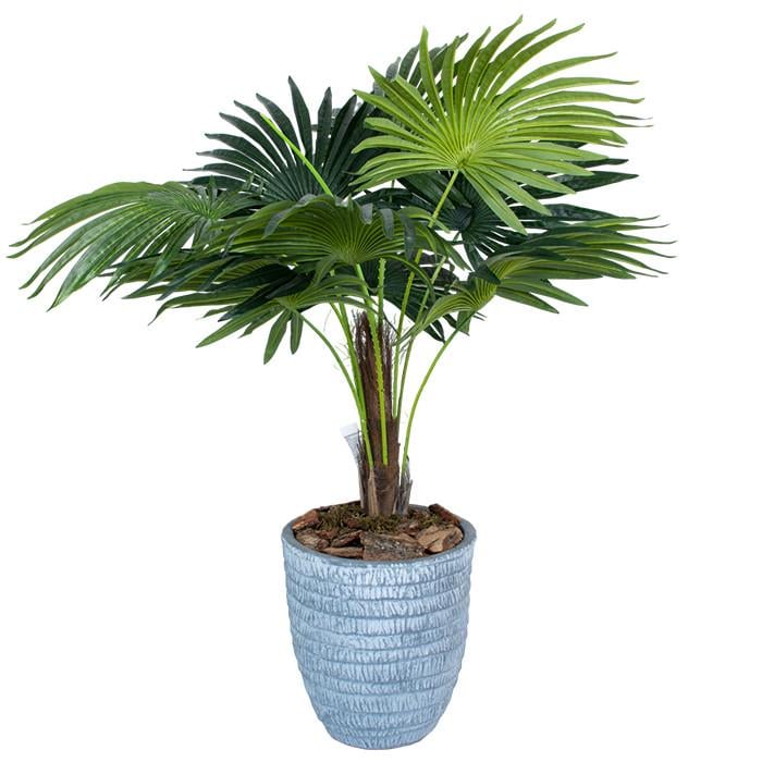 Искусственное растение Fan Palm в кашпо 120 см (DW-2779-1)