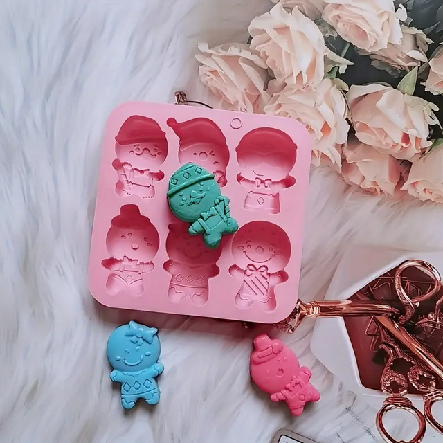 Форма силиконовая для печенья/конфет Розовый (SAM-6890) - фото 2