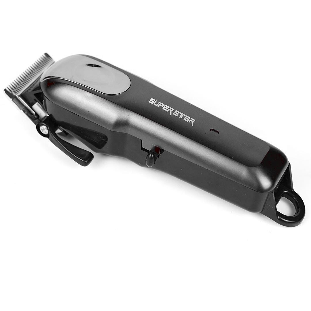 Машинка для стрижки Gemei GM- 805 з набором насадок акумуляторна бездротова Чорний