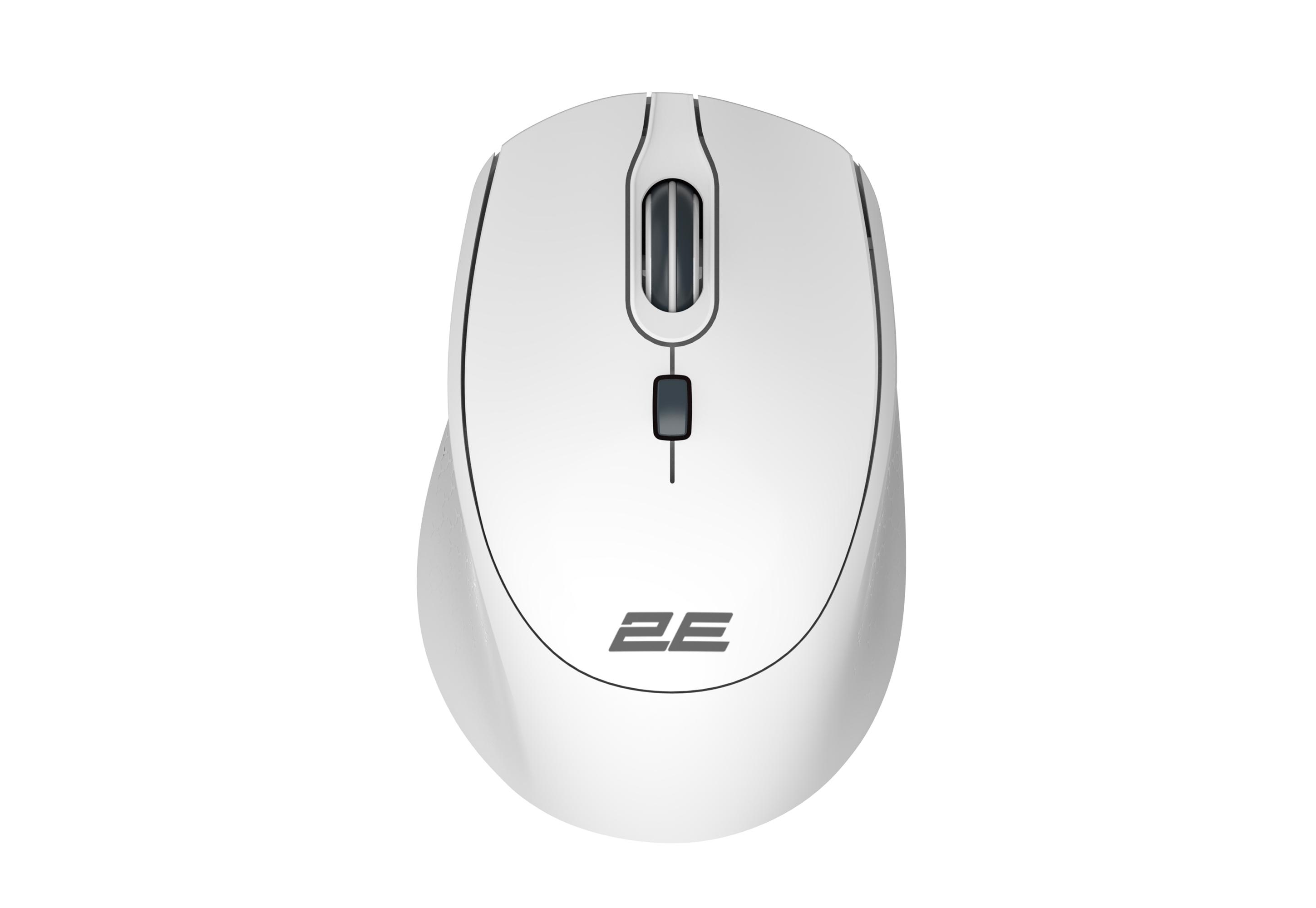 Комп'ютерна мишка бездротова 2E MF220 WL Soft Touch White (2E-MF220WW)