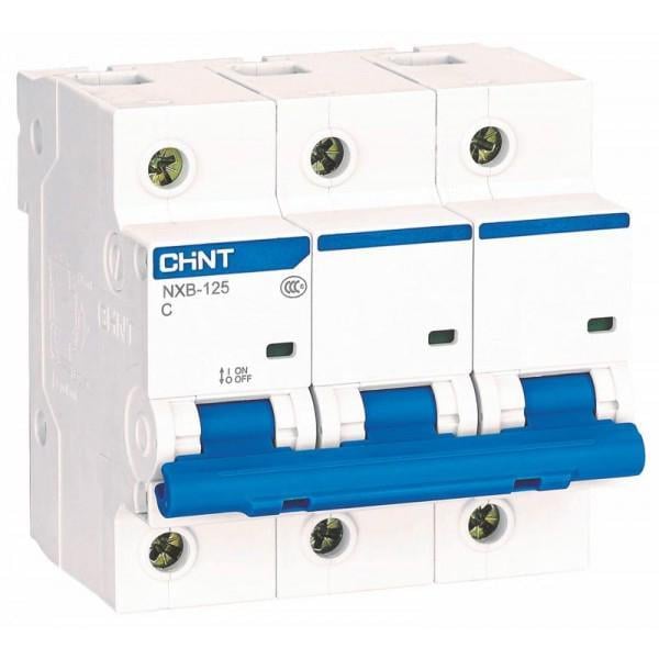 Автоматический выключатель CHINT NXB-125 3P 63A 10кА D (816138)