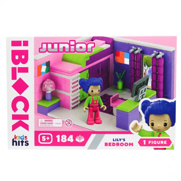 Конструктор Iblock KH08/001/1 Junior Спальня Лілі 184 дет. - фото 2 Конструктор Iblock KH08/001/1 Junior Спальня Лілі 184 дет. - фото 2