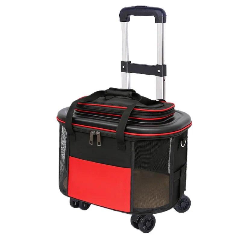 Сумка для перенесення домашніх тварин CosmoPet CP-45 53х23х27 см Black-Red (3_04836) - фото 3