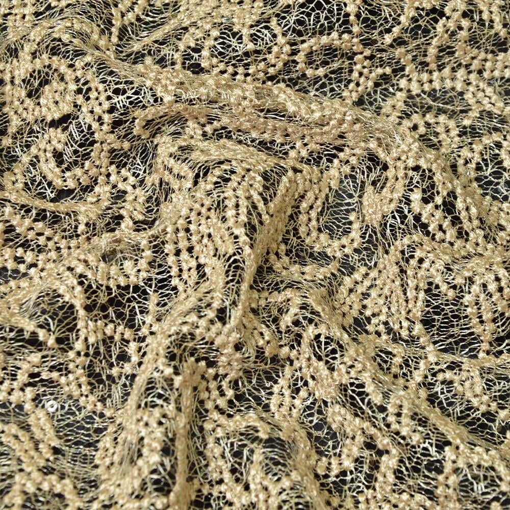 Ткань гипюр Venezia Песок (14944)