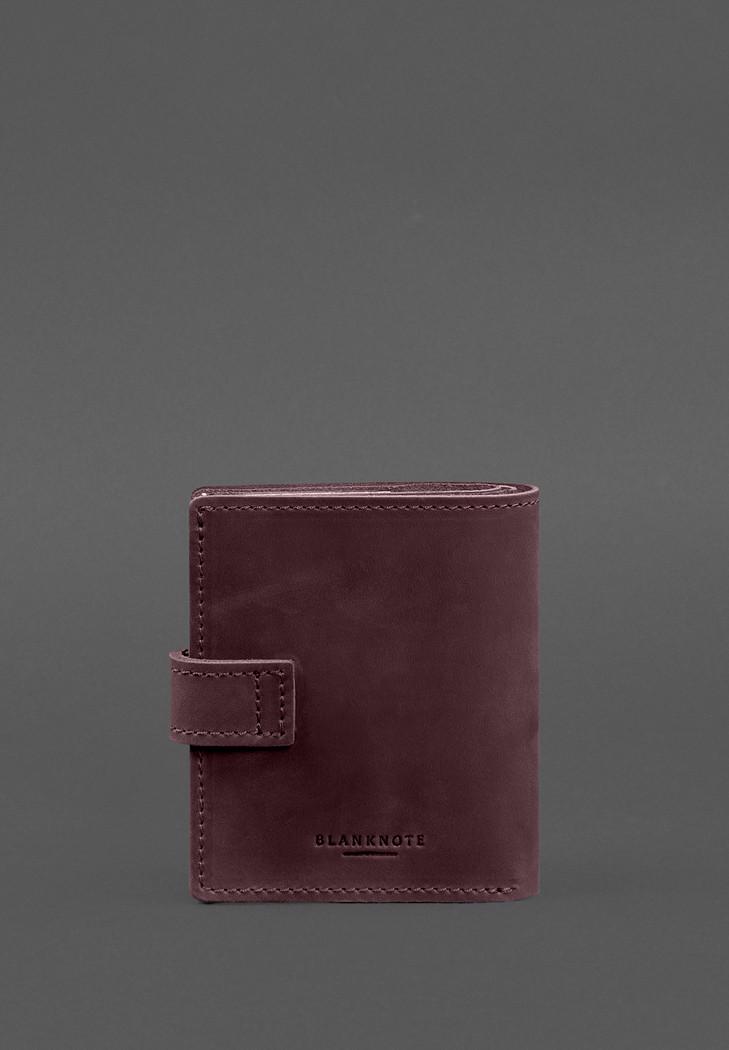 Обложка-портмоне кожаная для удостоверения офицера ГПСУ 11.2 Crazy Horse Бордовый (A-028705) - фото 5 Обложка-портмоне кожаная для удостоверения офицера ГПСУ 11.2 Crazy Horse Бордовый (A-028705) - фото 5