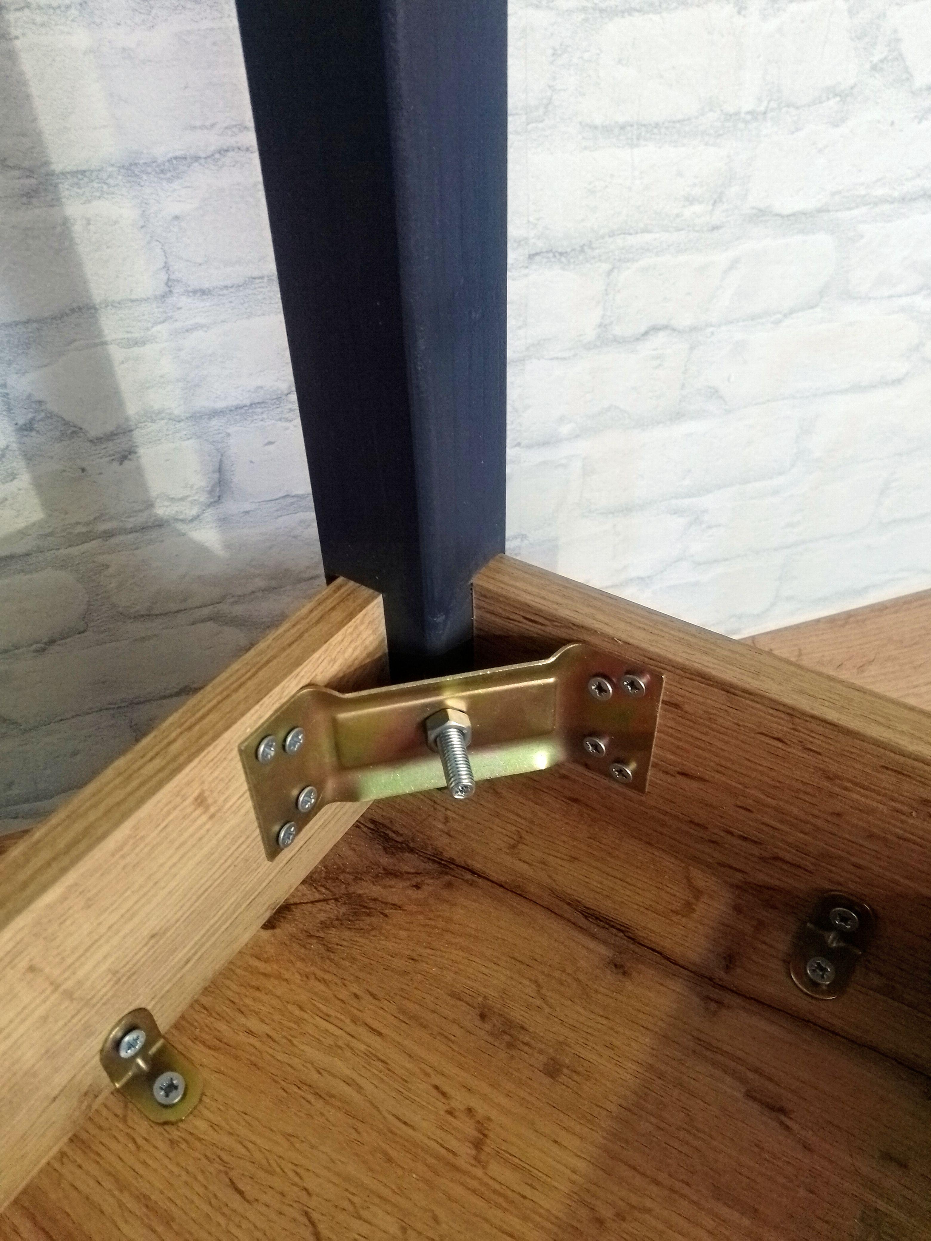 Обеденный стол и 4 табурета Валент ножки деревянные 110х65х75 см/34х34х45 см Дуб аппалачи/Графитовый (0016) - фото 4 Обеденный стол и 4 табурета Валент ножки деревянные 110х65х75 см/34х34х45 см Дуб аппалачи/Графитовый (0016) - фото 4