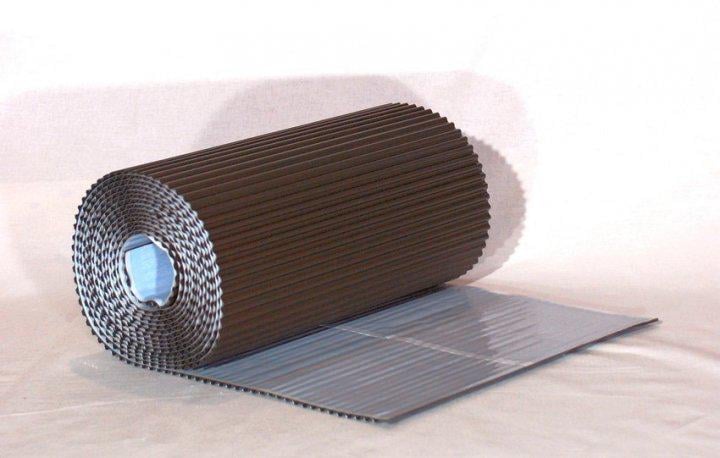 Лента для обработки примыкания Керамакс алюминиевая 170х5000 мм Коричневый (1892)