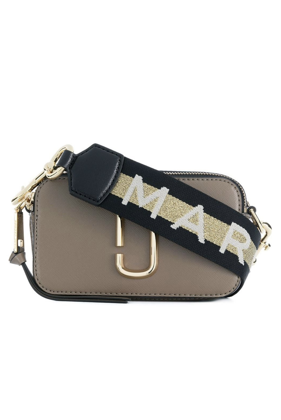 Сумка кожаная Marc Jacobs The Snapshot French Grey Mult M0014146-064 Коричневый (500332)