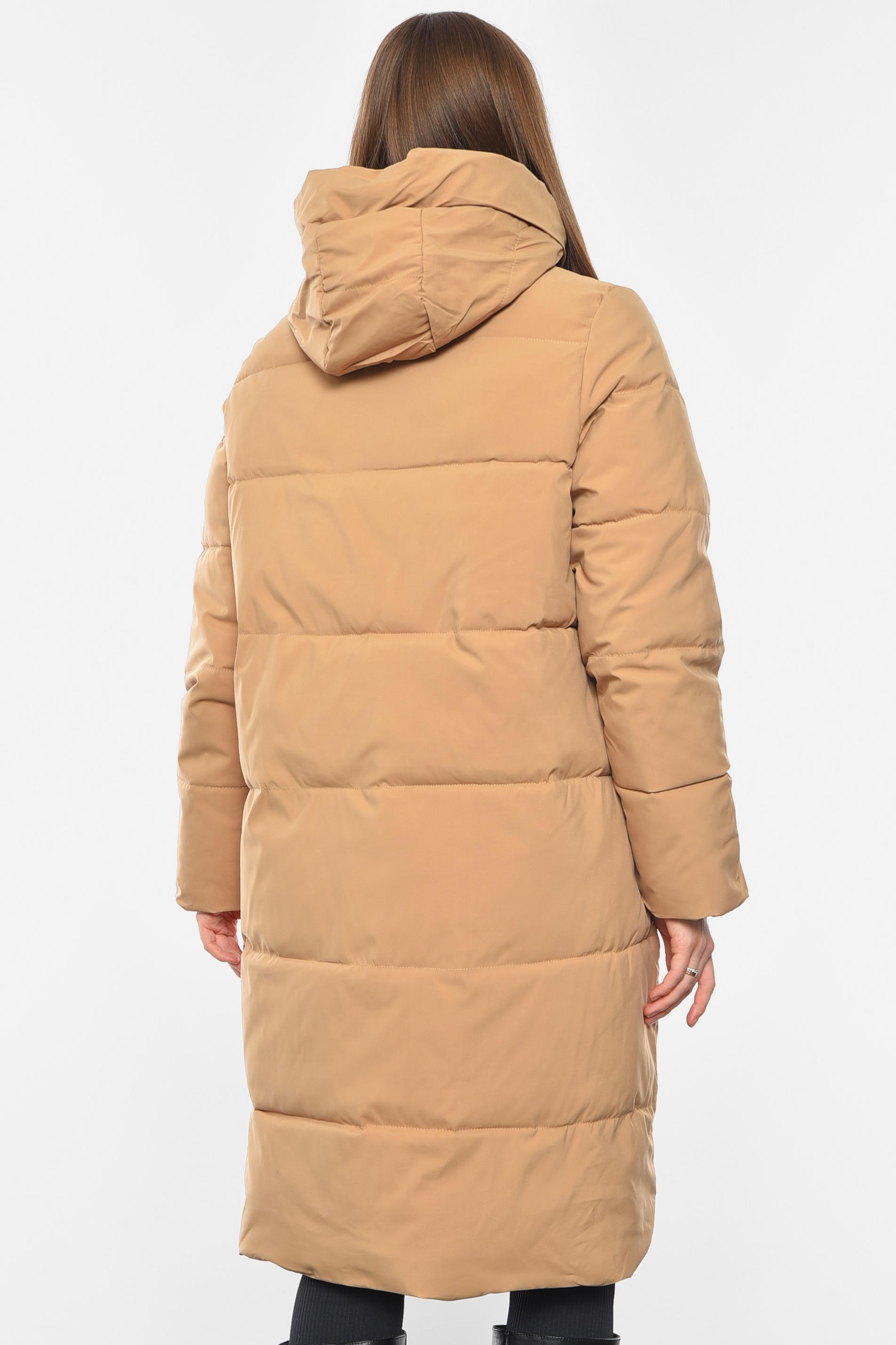 Куртка жіноча зимова 3XL Бежевий (193676) - фото 3 Куртка жіноча зимова 3XL Бежевий (193676) - фото 3
