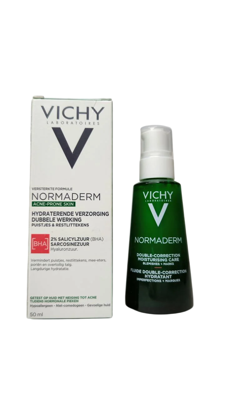 Флюїд подвійної дії для жирної схильної до недоліків шкіри Vichy Normaderm Phytosolution щоденний 50 мл (1767976867)