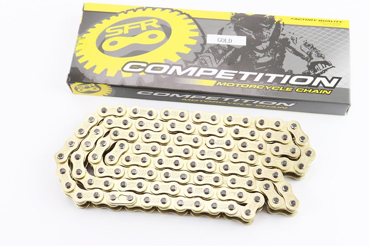 Ланцюг приводу колеса до мотоцикла Viper-125-150J 428H 110 ланок Gold (205878)