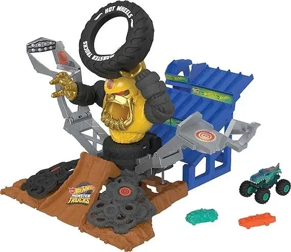 Трек Hot Wheels Monster Trucks Arena Crushzilla HPN71 (2293717655) - фото 3