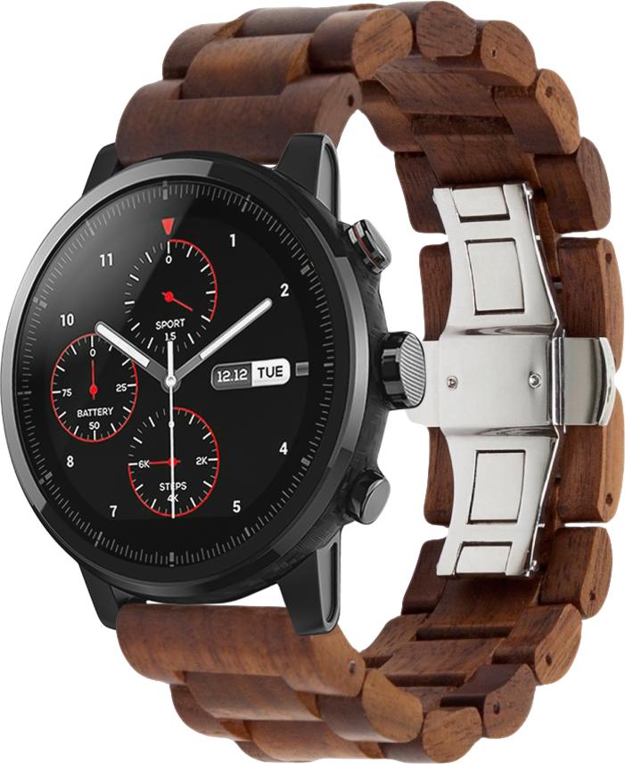 Ремешок деревянный WoodLock для Amazfit Stratos Brown (28676-30)
