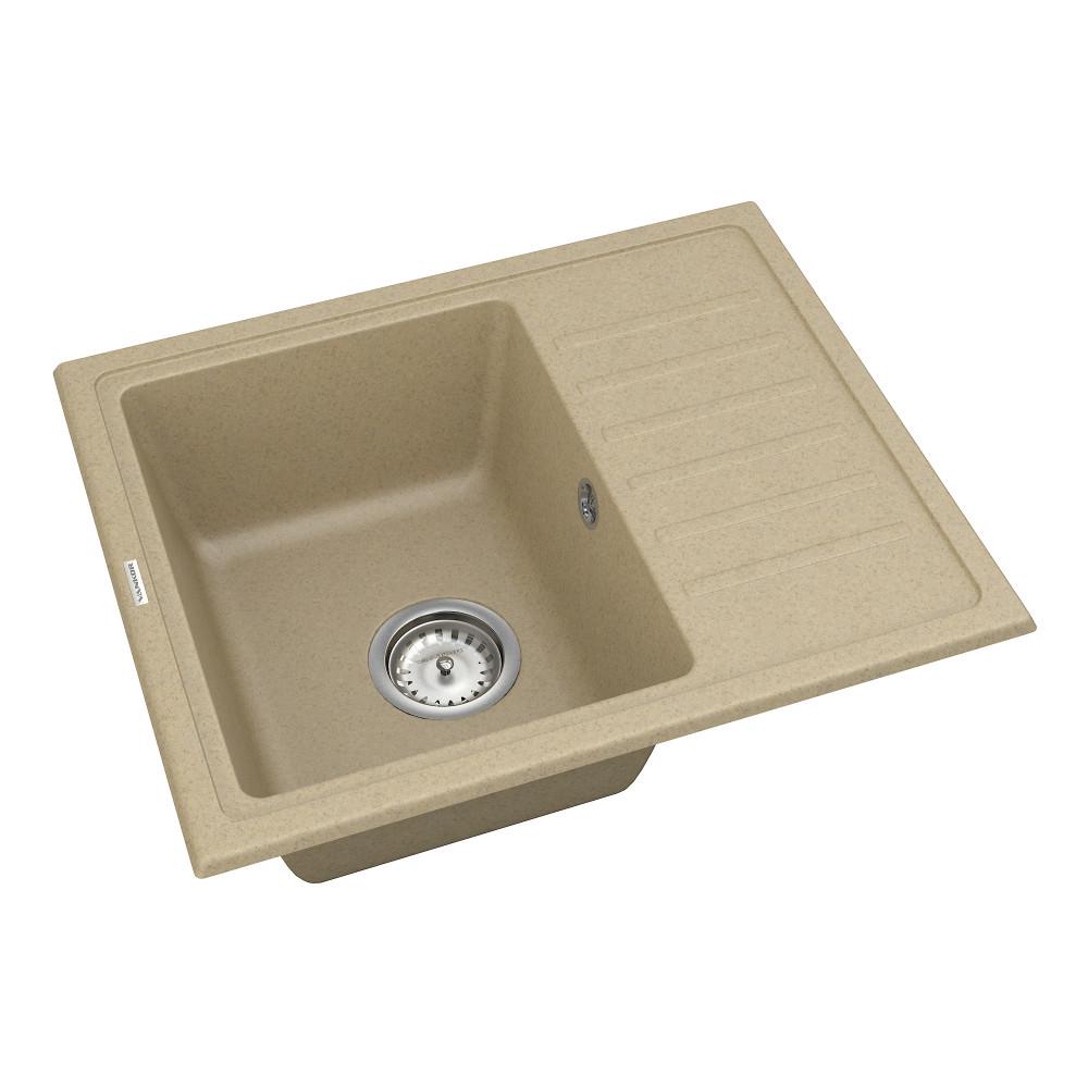 Кухонная мойка VANKOR Lira LMP 02.55 Safariс сифоном