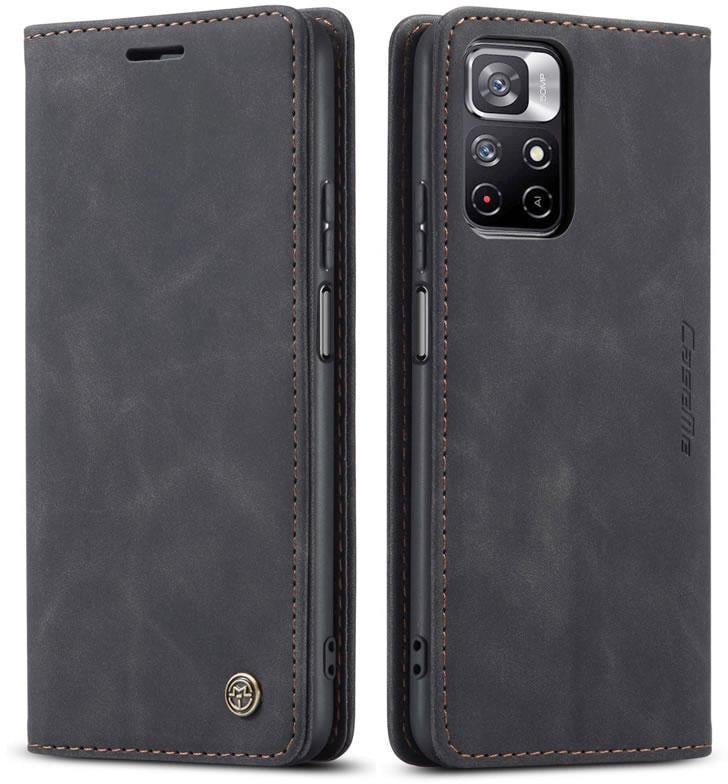 Чехол книжка с магнитом CaseMe для Xiaomi Poco M4 Pro 5G Black (26391-2B)