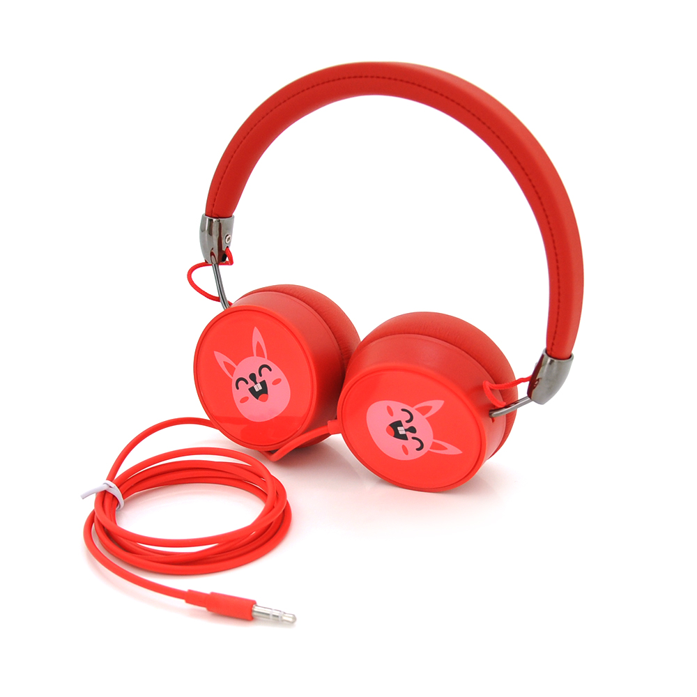 Наушники проводные GORSUN GS-771 с микрофоном Красный (25688734)