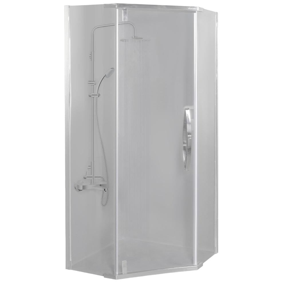 Душова кабіна MVM Doosh DO-CA-03 T 90x90x195 см Хром (212133)