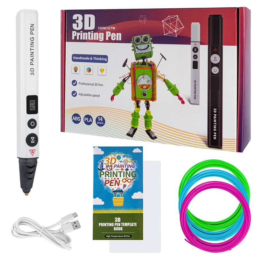 3D ручка 3D-V8 Білий (286631) - фото 3 3D ручка 3D-V8 Білий (286631) - фото 3