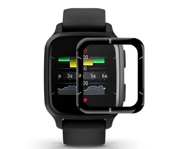 Защитное стекло противоударное SoftGlass Full Cover P ммA для Garmin Venu Sq 2 Black