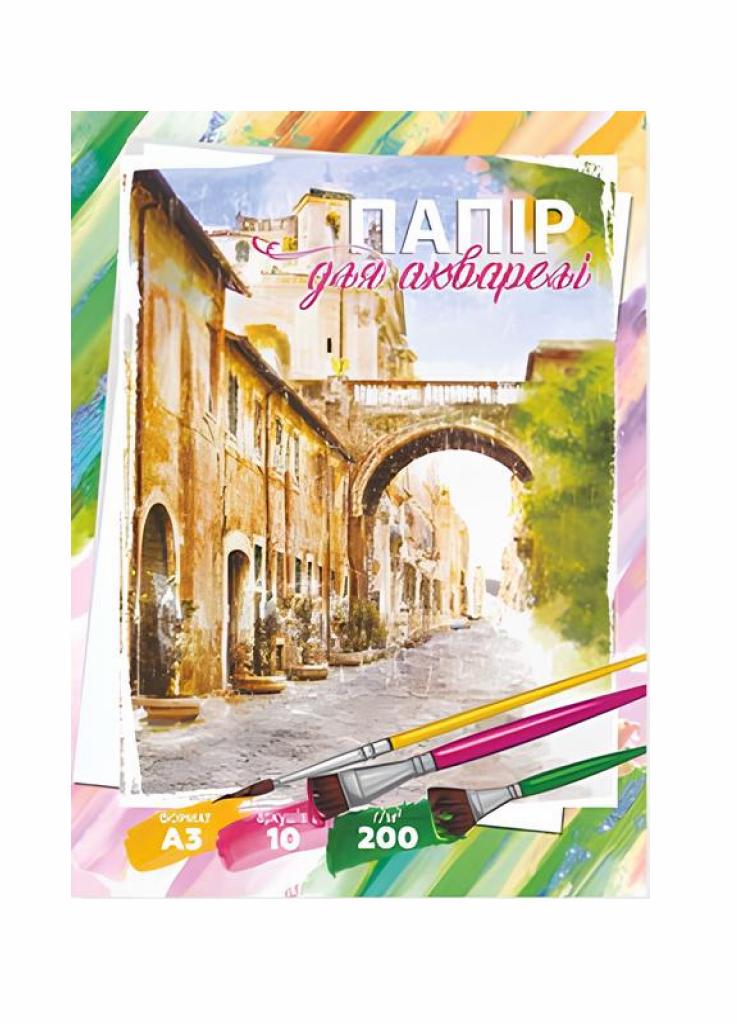 Бумага для акварели Руслан А-3 10 л. 200 г/м (RLN10302)