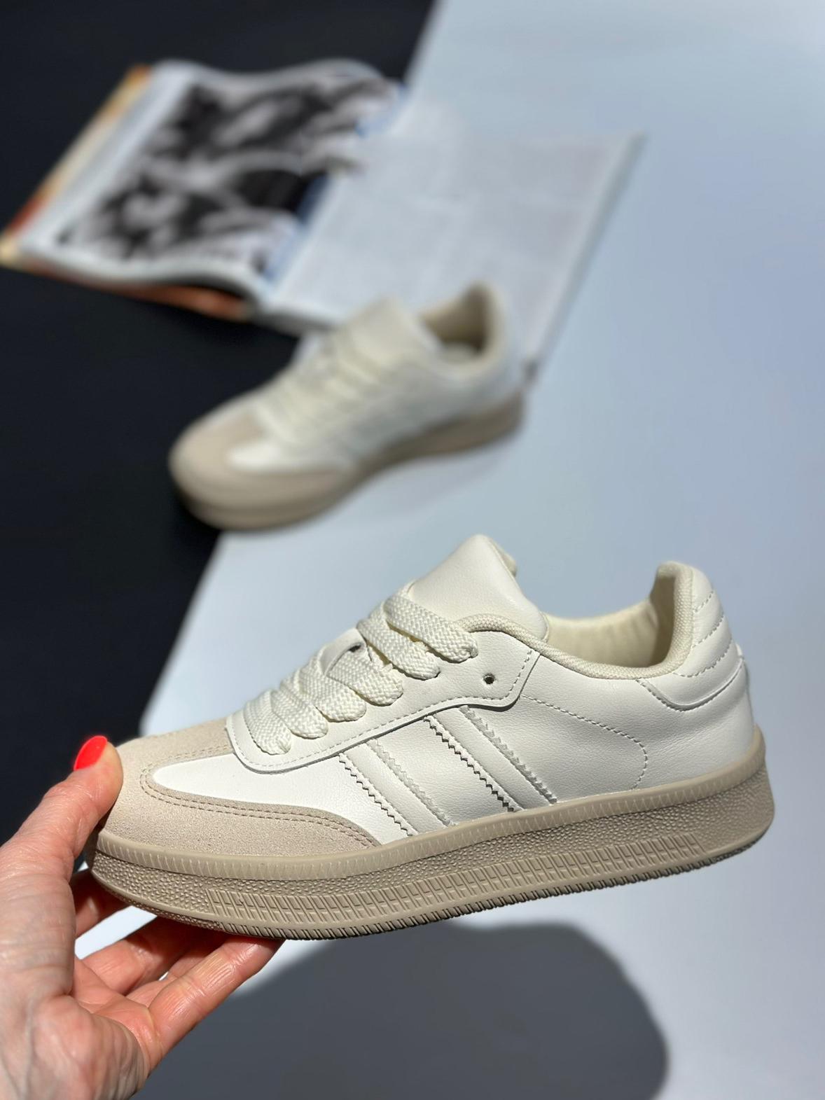 Кросівки шкіряні Stilli SDN10-18 р. 38 Бежевий - фото 2