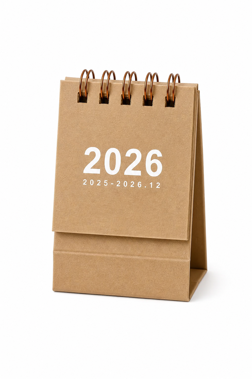 Міні-календар для столу 2026 Бежевий (34553207)