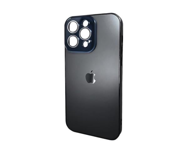 Чехол - накладка AG Glass Sapphire Frame MagSafe для iPhone 14 Pro Max Black