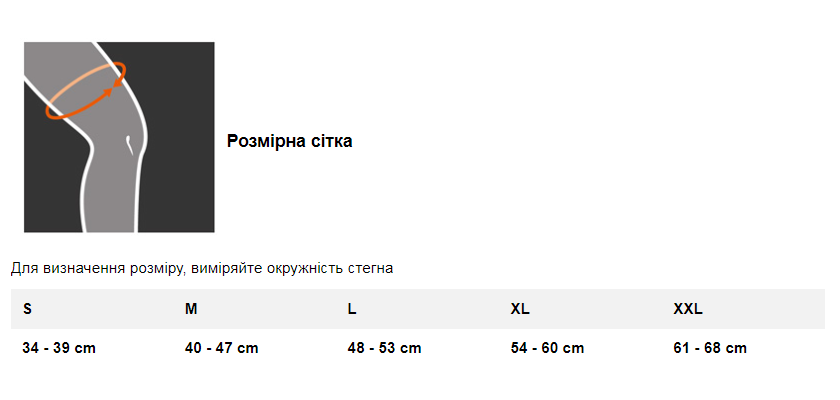 Согревающий бандаж на бедро Lorey с неопренa M - фото 3