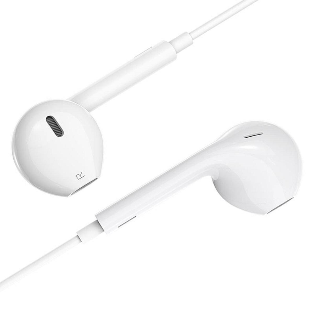 Навушники Borofone BM56 with mini-jack 3,5 мм White (BM56W) Навушники Borofone BM56 with mini-jack 3,5 мм White (BM56W)