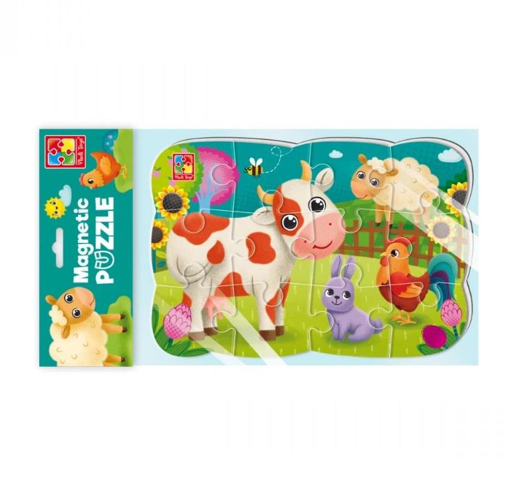 Пазли м'які магнітні А5 Малюк зможе Ферма (MTT-175300)