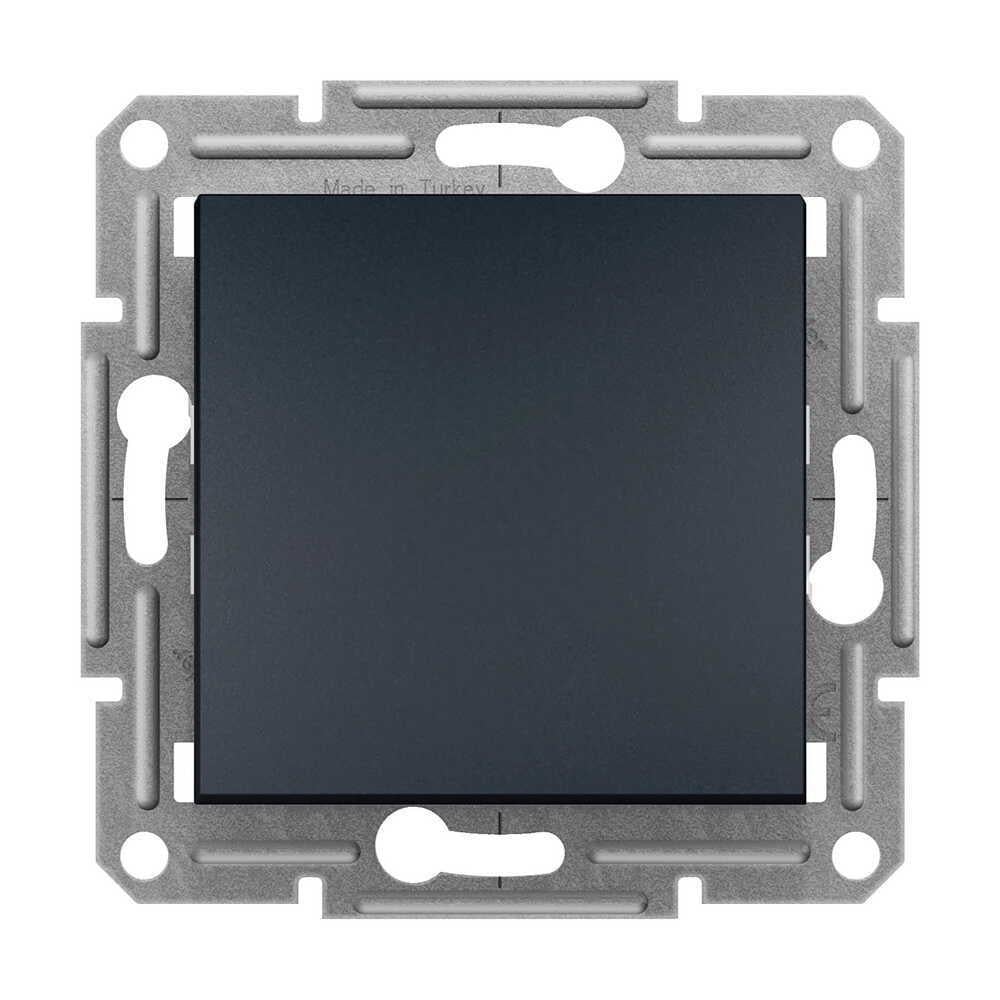 Выключатель Schneider Electric Asfora 1-клавишный перекрестный Антрацит (EPH0500171) Выключатель Schneider Electric Asfora 1-клавишный перекрестный Антрацит (EPH0500171)