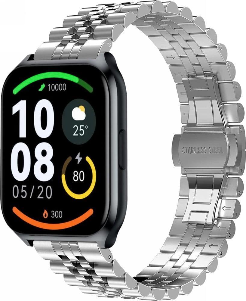 Браслет металлический Stech для Haylou Watch 2 Pro LS02 Pro Silver (40805-59)