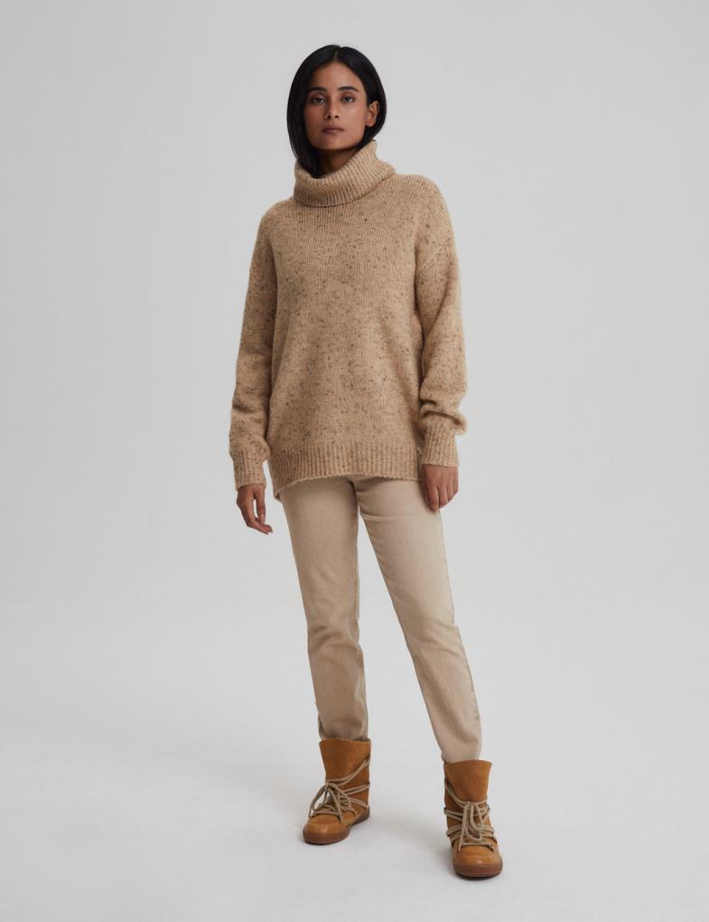 Светр жіночий Diverse SETR M Пісочний (5902598921307) - фото 6