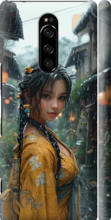 Чехол на Sony Xperia 1 J9110 Anime-girl (6133m-1760-42517)